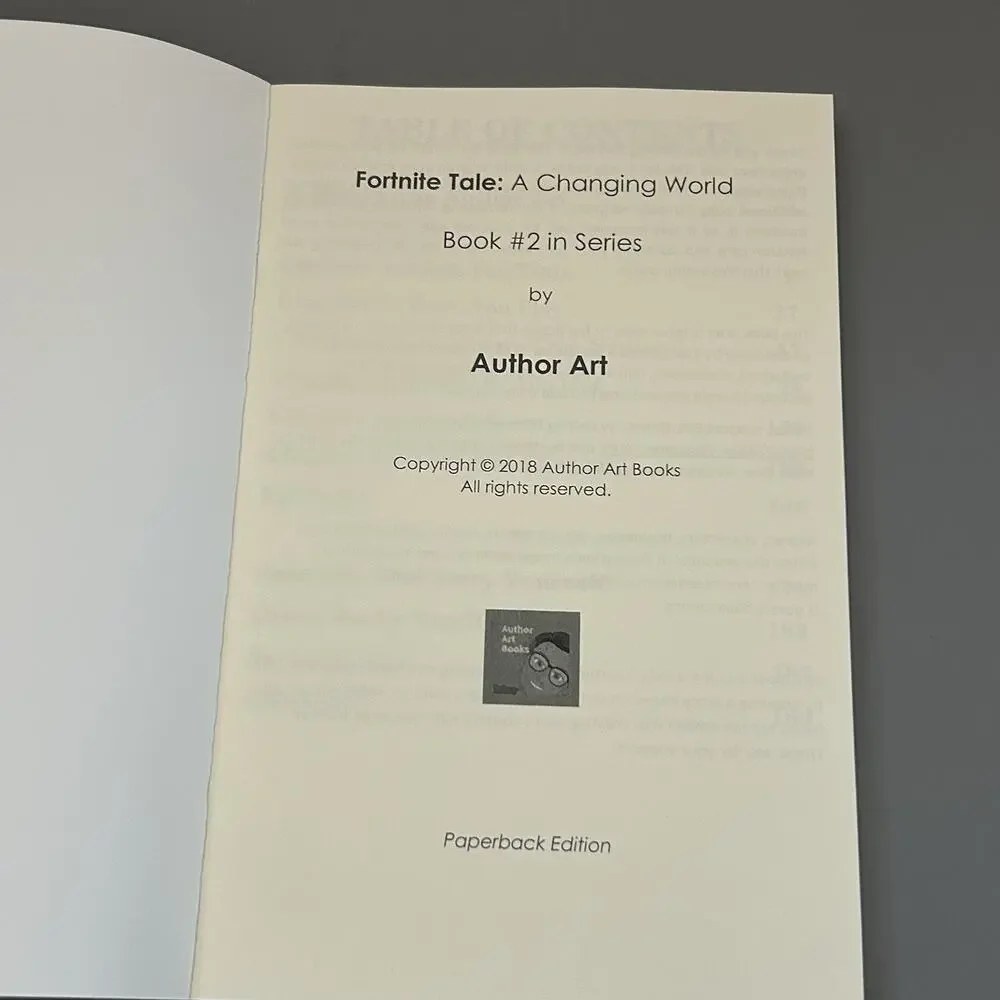 Fortnite Tale Mysteries of Fortnite Changing World Author Art Paperback Book
